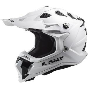 Κράνος Motocross LS2 MX700 Subverter Single Mono 06 λευκό γυαλιστερό