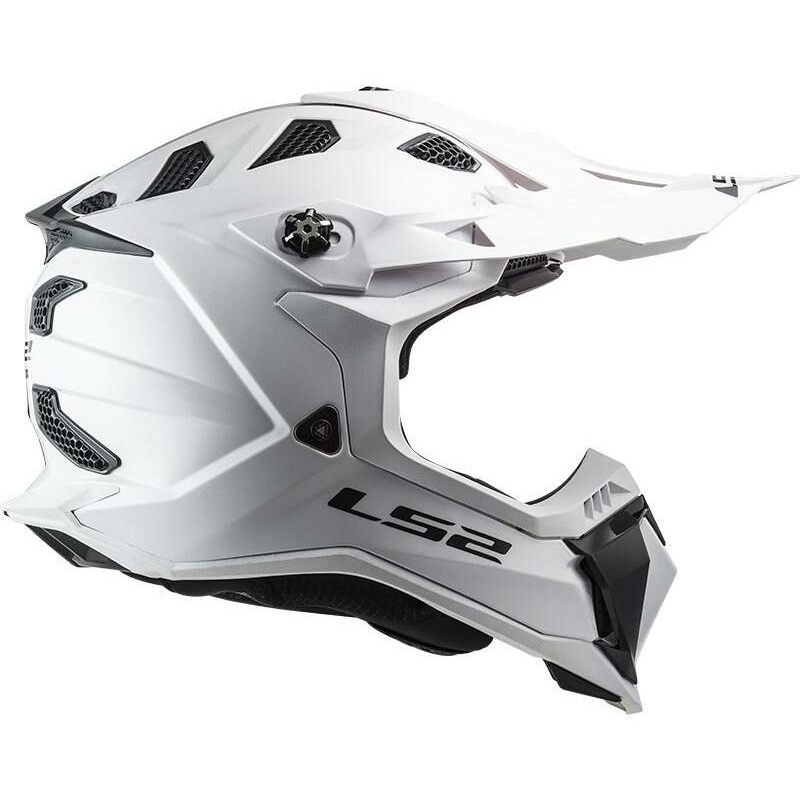 Κράνος Motocross LS2 MX700 Subverter Single Mono 06 λευκό γυαλιστερό