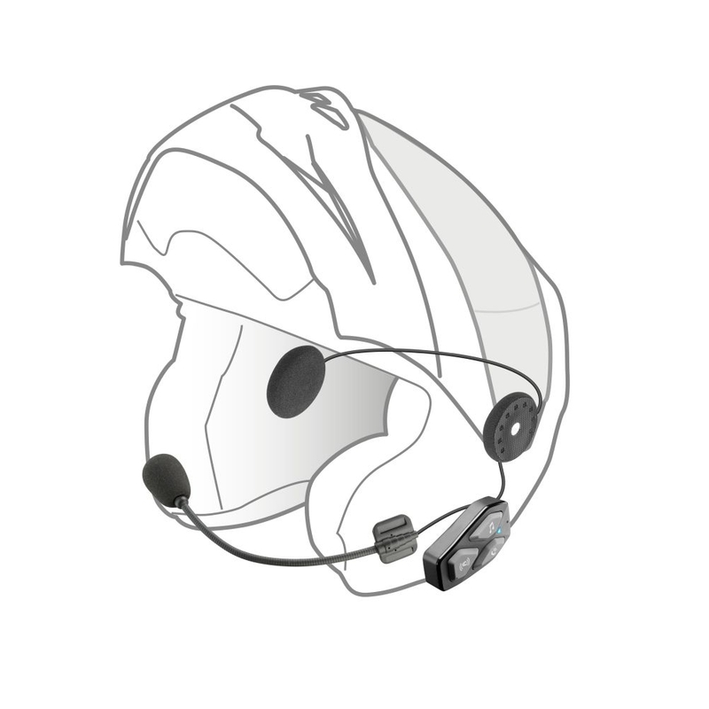 Ενδοεπικοινωνία Bluetooth Interphone U-COM3 Διπλή Συσκευασία