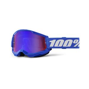Γυαλιά Motocross 100% STRATA 2 Νέα μπλε (κόκκινο-μπλε πλεξιγκλάς)