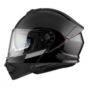 MT Genesis SV Solid A1 μαύρο γυαλιστερό tip-up κράνος μοτοσικλέτας