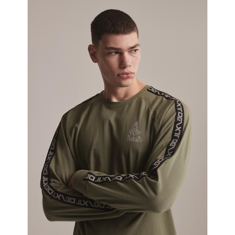Μακρυμάνικο T-shirt DAKAR DKR LG STRAP χακί