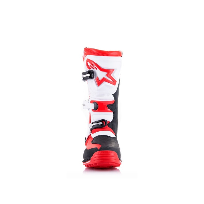 Alpinestars Tech Trial μπότες μοτοσικλέτας λευκό-κόκκινο-μαύρο