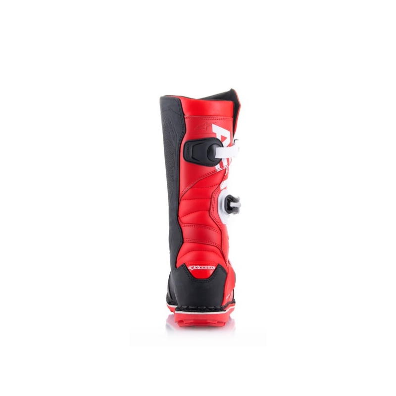 Alpinestars Tech Trial μπότες μοτοσικλέτας λευκό-κόκκινο-μαύρο