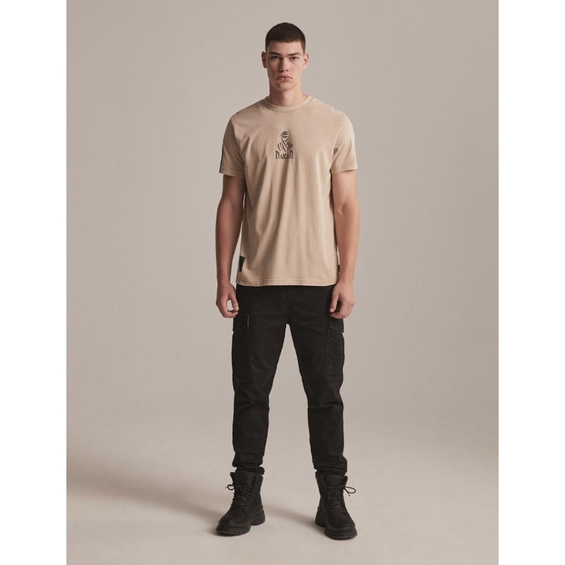 T-shirt DAKAR DKR Wash 02 μπεζ