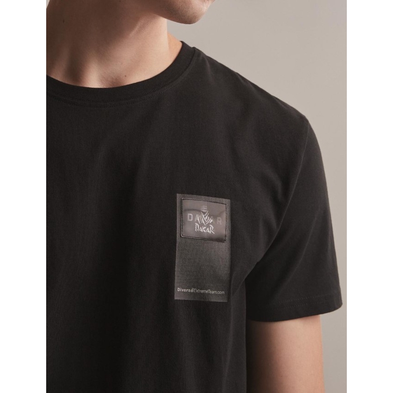 T-shirt DAKAR DKR Patch μαύρο