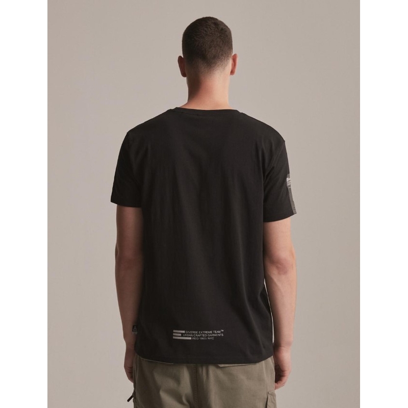 T-shirt DAKAR DKR Patch μαύρο