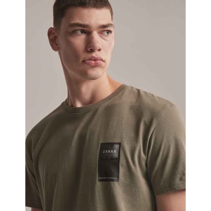 T-shirt DAKAR DKR Patch χακί