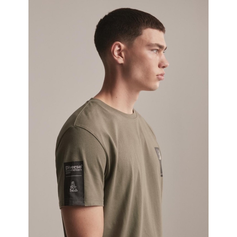 T-shirt DAKAR DKR Patch χακί