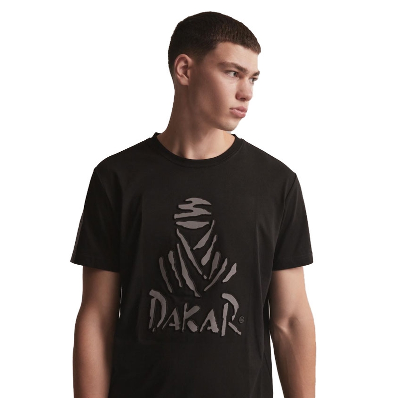 T-shirt DAKAR DKR Embo μαύρο προσφορά