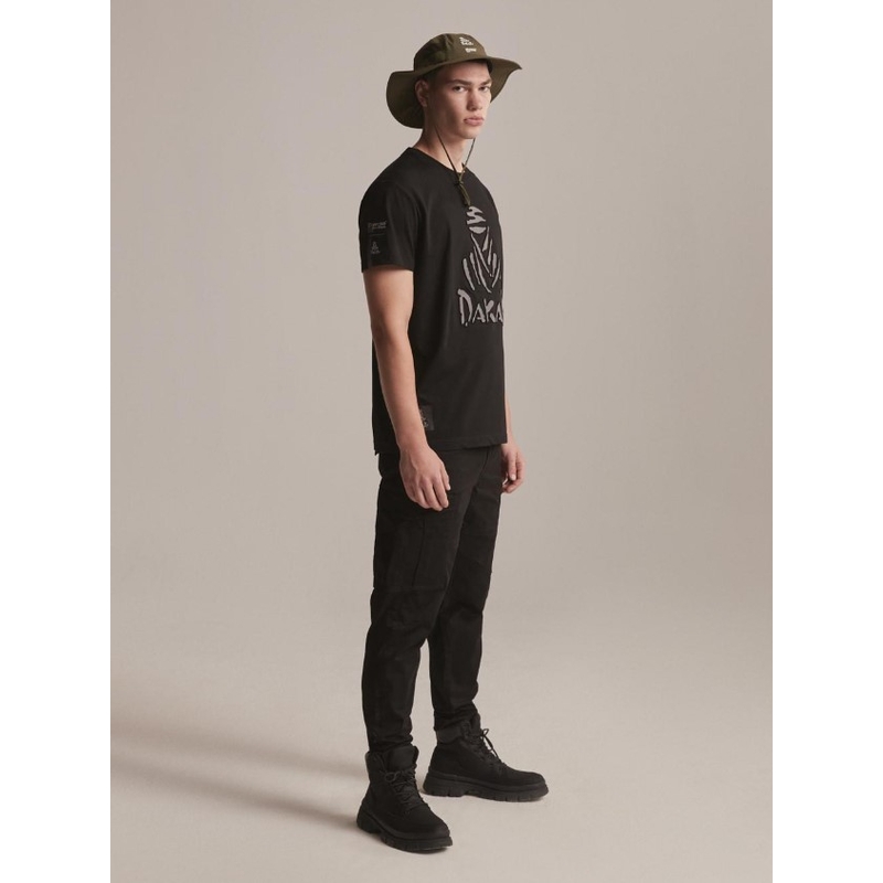 T-shirt DAKAR DKR Embo μαύρο προσφορά