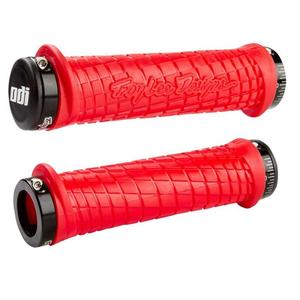 Λαβές ODI TROY LEE DESIGNS SIGNATURE ATV LOCK-ON κόκκινο και μαύρο