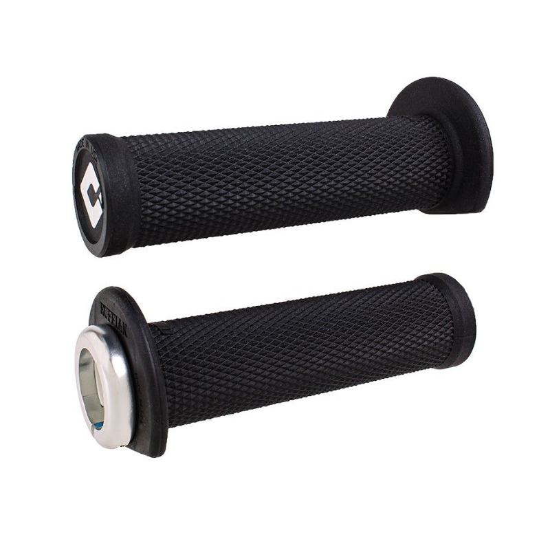 Λαβές ODI RUFFIAN ATV LOCK-ON V2.1 125mm μαύρο-ασημί