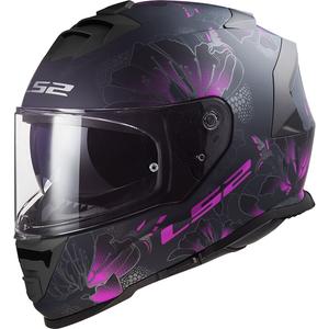 LS2 FF800 Storm II Burst Ολοκληρωμένο κράνος μοτοσικλέτας μαύρο και ροζ ματ