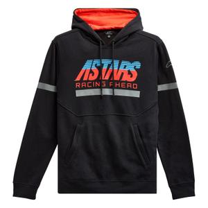 Alpinestars Club Hoodie μαύρο-κόκκινο-μπλε-γκρι