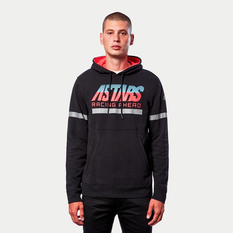 Alpinestars Club Hoodie μαύρο-κόκκινο-μπλε-γκρι