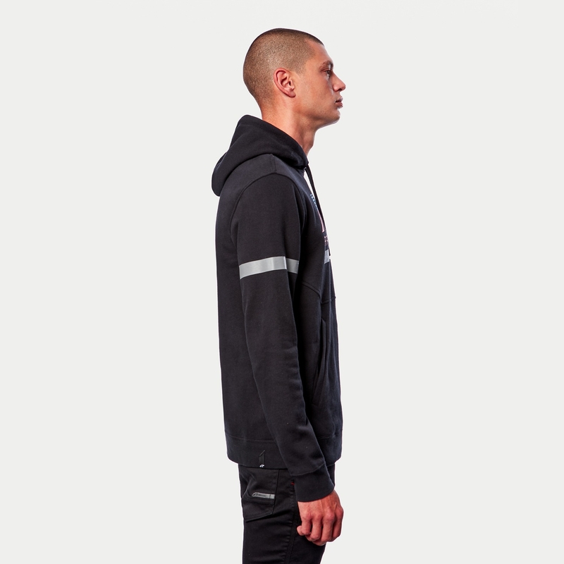Alpinestars Club Hoodie μαύρο-κόκκινο-μπλε-γκρι