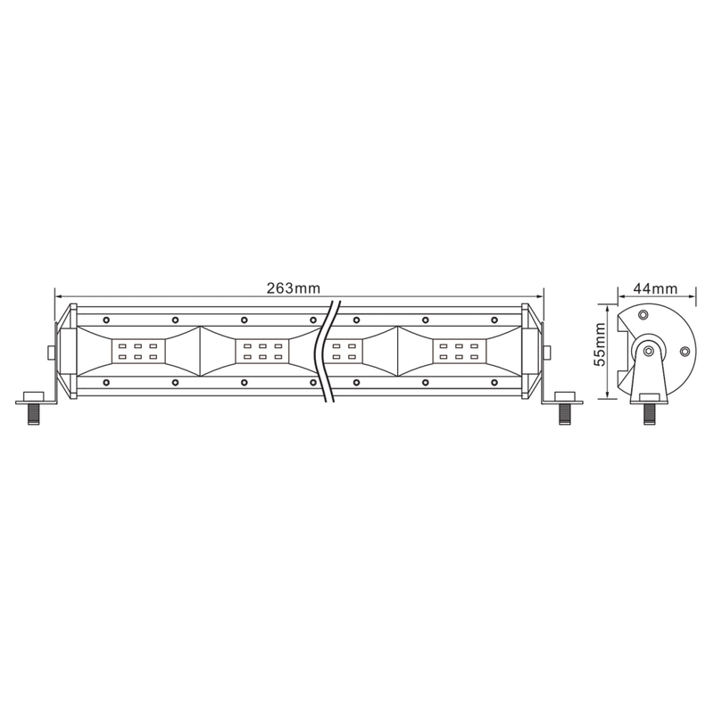 ΚΑΡΧΑΡΊΑΣ ΟΔΉΓΗΣΕ ΦΩΣ ΜΠΑΡ 10.5" 24W 2400LM