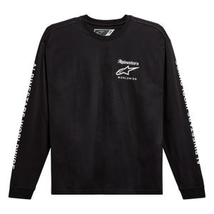 Alpinestars Authenticated Tee μαύρο και λευκό