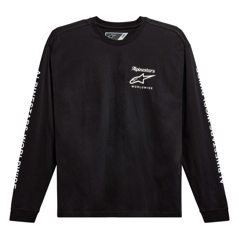 Alpinestars Authenticated Tee μαύρο και λευκό