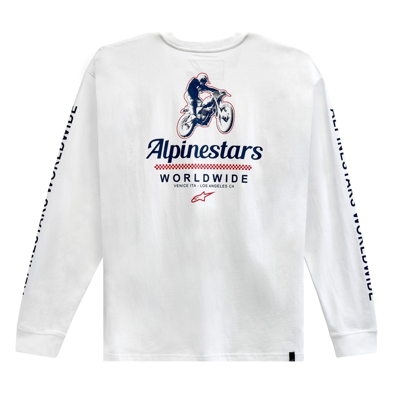 Alpinestars Authenticated Tee λευκό και μαύρο