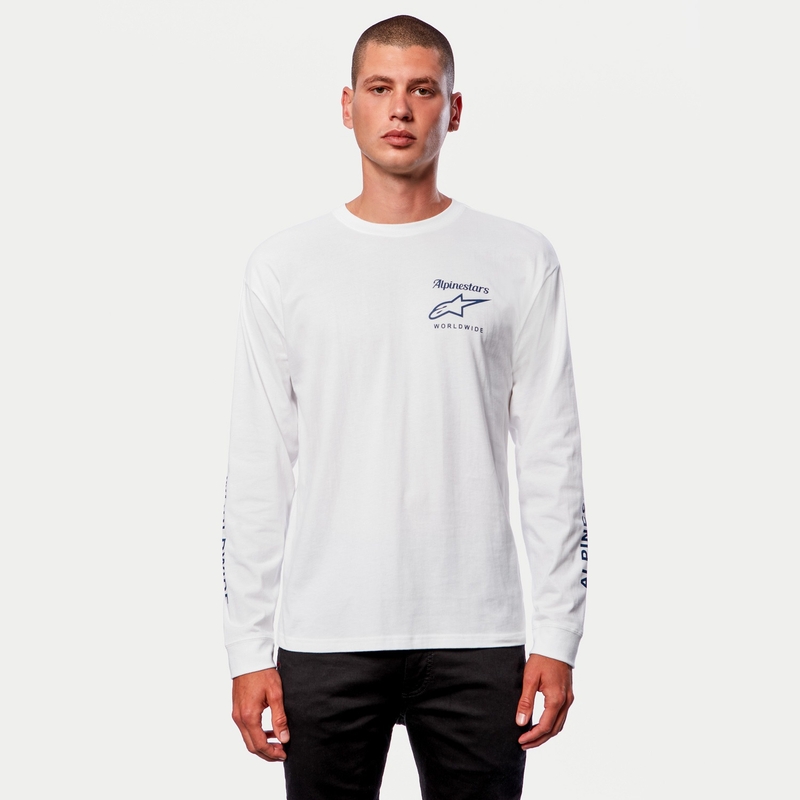 Alpinestars Authenticated Tee λευκό και μαύρο