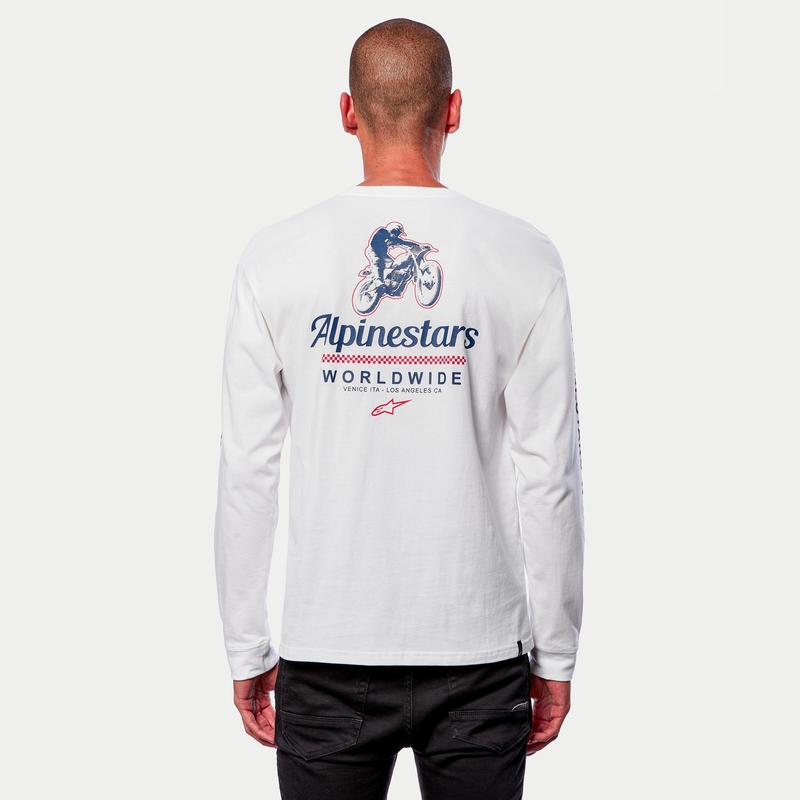 Alpinestars Authenticated Tee λευκό και μαύρο