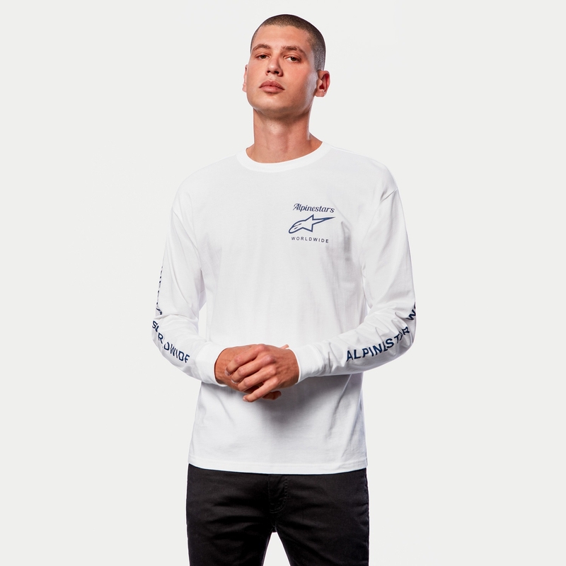 Alpinestars Authenticated Tee λευκό και μαύρο