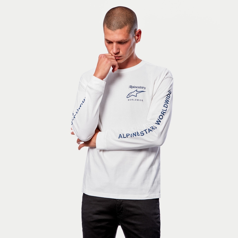 Alpinestars Authenticated Tee λευκό και μαύρο