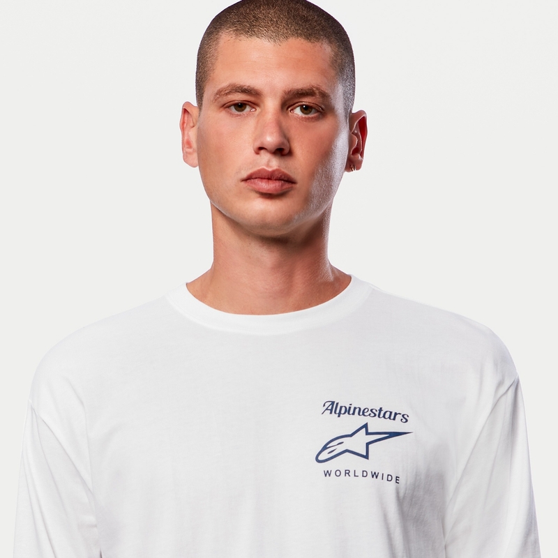 Alpinestars Authenticated Tee λευκό και μαύρο