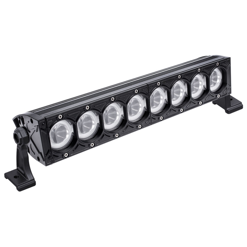 Ράμπα φωτός LED SHARK LED LIGHT BAR 17" ΜΕ ΔΑΚΤΥΛΙΟ HALO, CREE LED, 80W
