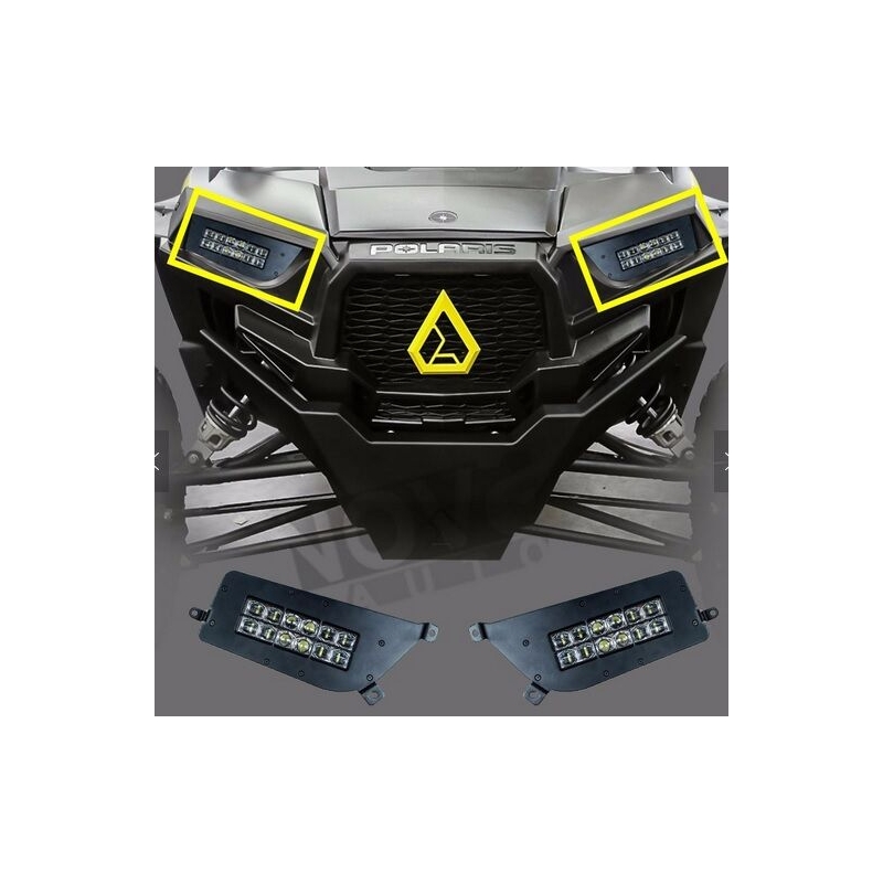Προβολείς LED προβολείς SHARK LED προβολείς για POLARIS ATV, UTV με οπίσθιο φωτισμό, 2KS