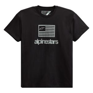 Alpinestars Flag Tee μαύρο και λευκό