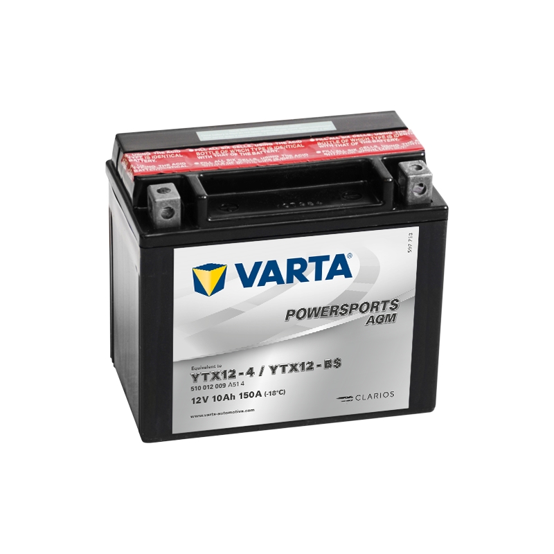 Μπαταρία VARTA 12V/10AH-MOTO LF χωρίς συντήρηση (YTX12-4/YTX12-BS)