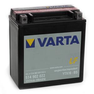 VARTA YTX16-4/YTX16-BS 12V/14Ah μπαταρία χωρίς συντήρηση