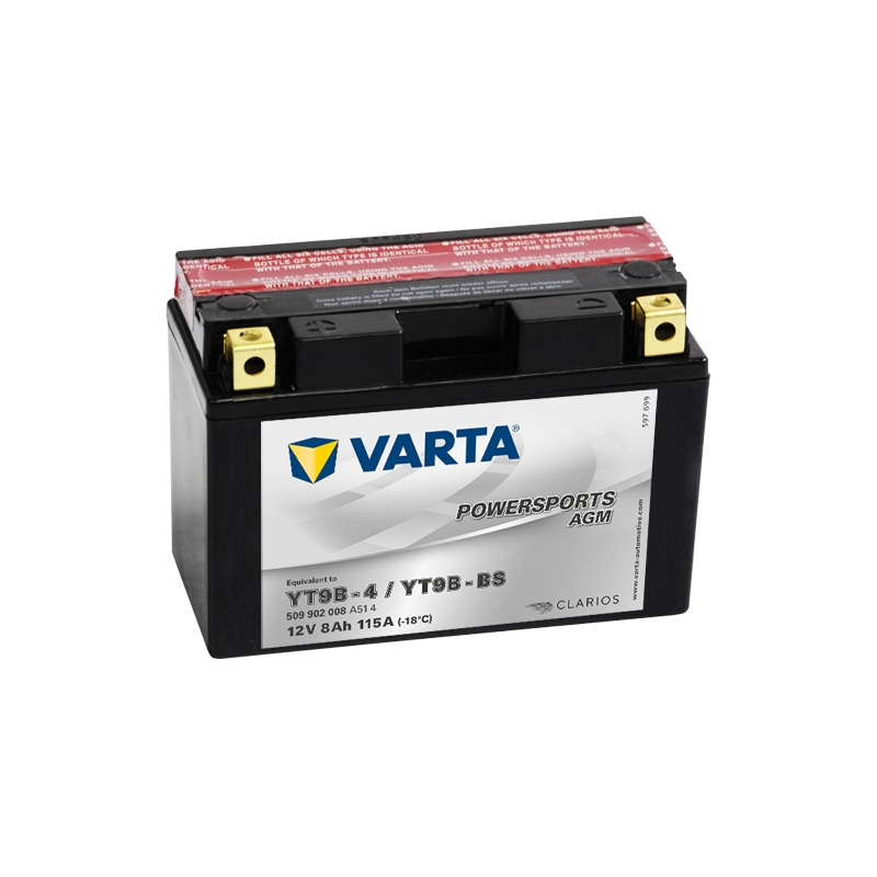 VARTA YT9B-4/YT9B-BS 12V/8Ah μπαταρία χωρίς συντήρηση