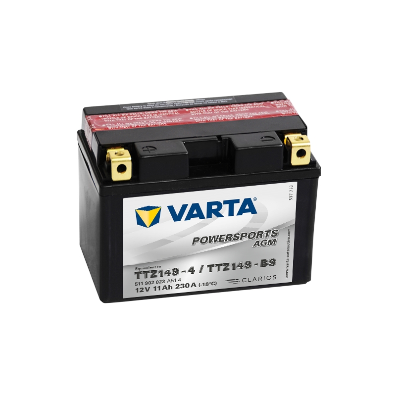 VARTA TTZ14S-4/TTZ14S-BS 12V/11Ah μπαταρία χωρίς συντήρηση