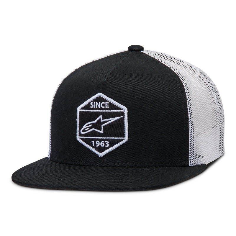 Alpinestars Bolt Trucker καπέλο μαύρο και άσπρο