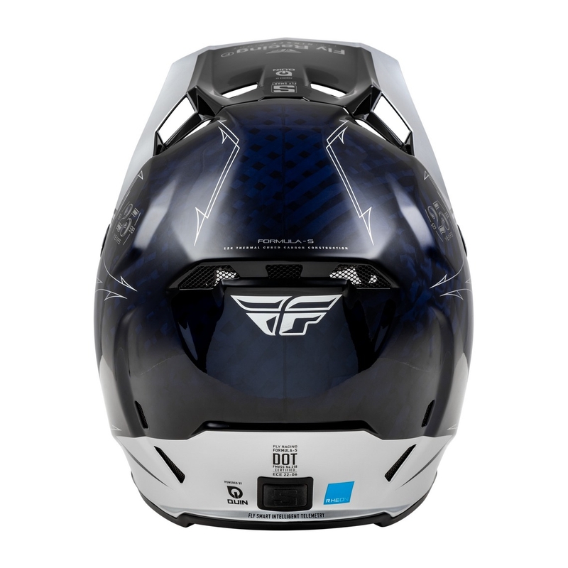 Κράνος Motocross FLY Racing Formula S Carbon μπλε-ασημί