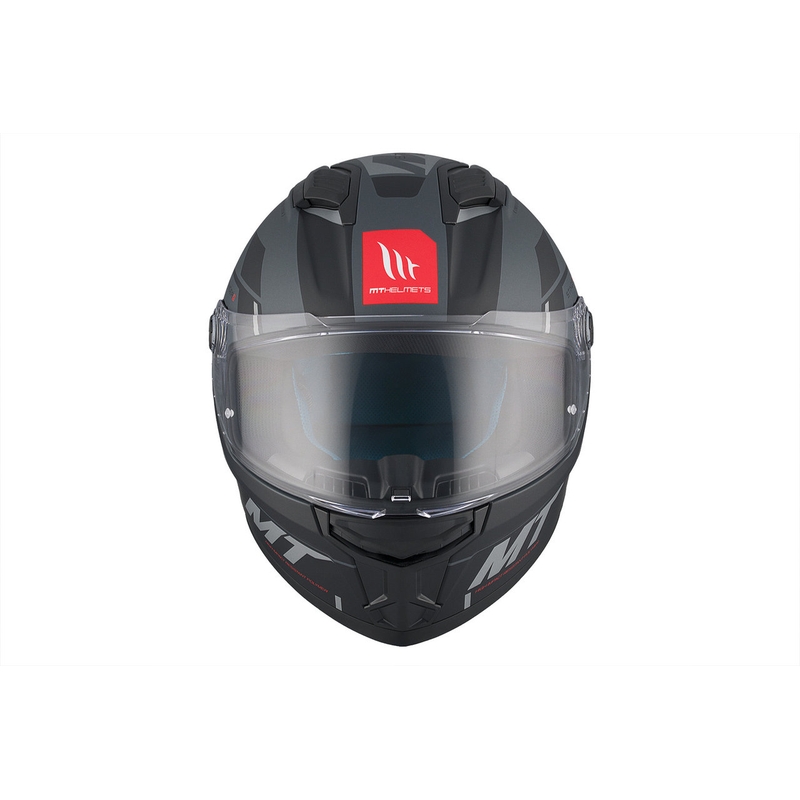 MT Stinger 2 Solid Zivze Black-Grey Matte Integral κράνος μοτοσικλέτας προσφορά
