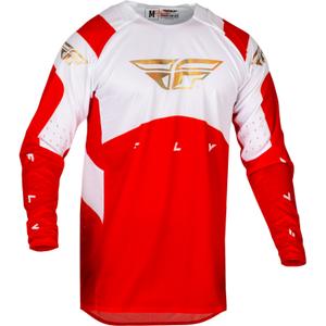 Motocross φανέλα FLY Racing Evolution DST 2024 κόκκινο και λευκό προσφορά