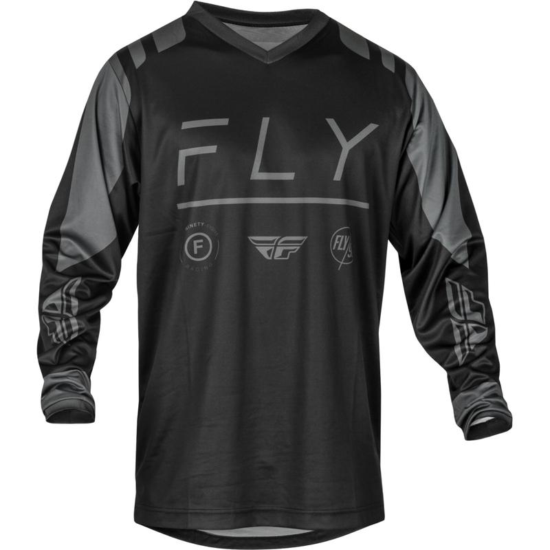 Φανέλα Motocross FLY Racing F-16 2024 μαύρο-γκρι