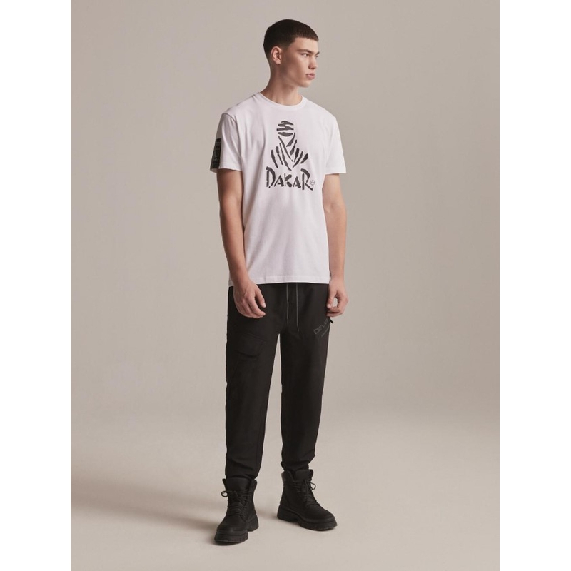 T-shirt DAKAR DKR Logo 123 λευκό προσφορά