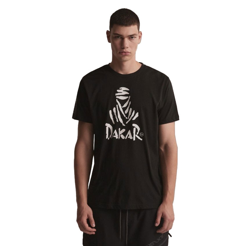 T-shirt DAKAR DKR Logo 123 μαύρο