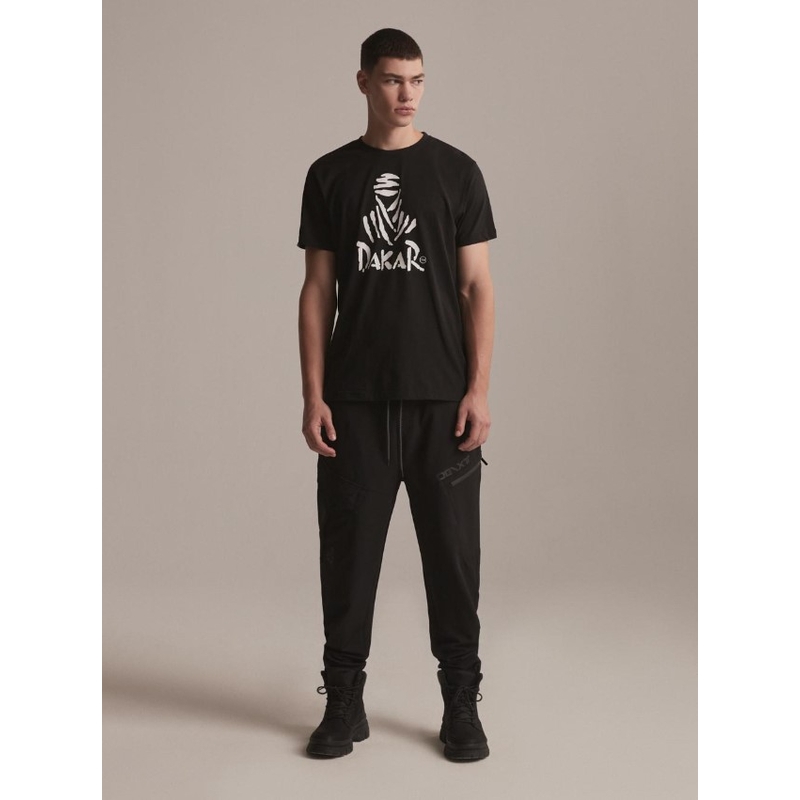 T-shirt DAKAR DKR Logo 123 μαύρο