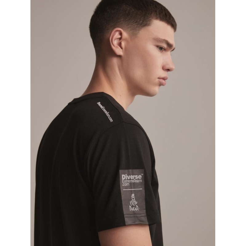 T-shirt DAKAR DKR Logo 123 μαύρο