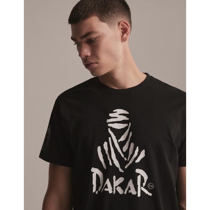 T-shirt DAKAR DKR Logo 123 μαύρο