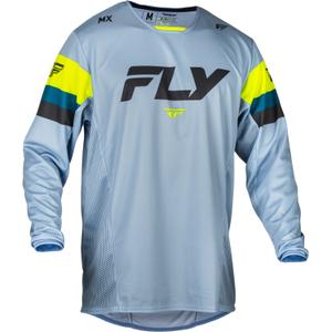 Φανέλα Motocross FLY Racing Kinetic Prix 2024 γκρι-κίτρινο φλούο προσφορά