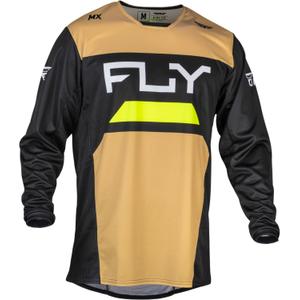 Motocross φανέλα FLY Racing Kinetic Reload 2024 κίτρινο-μαύρο-κίτρινο-φλούο κίτρινο