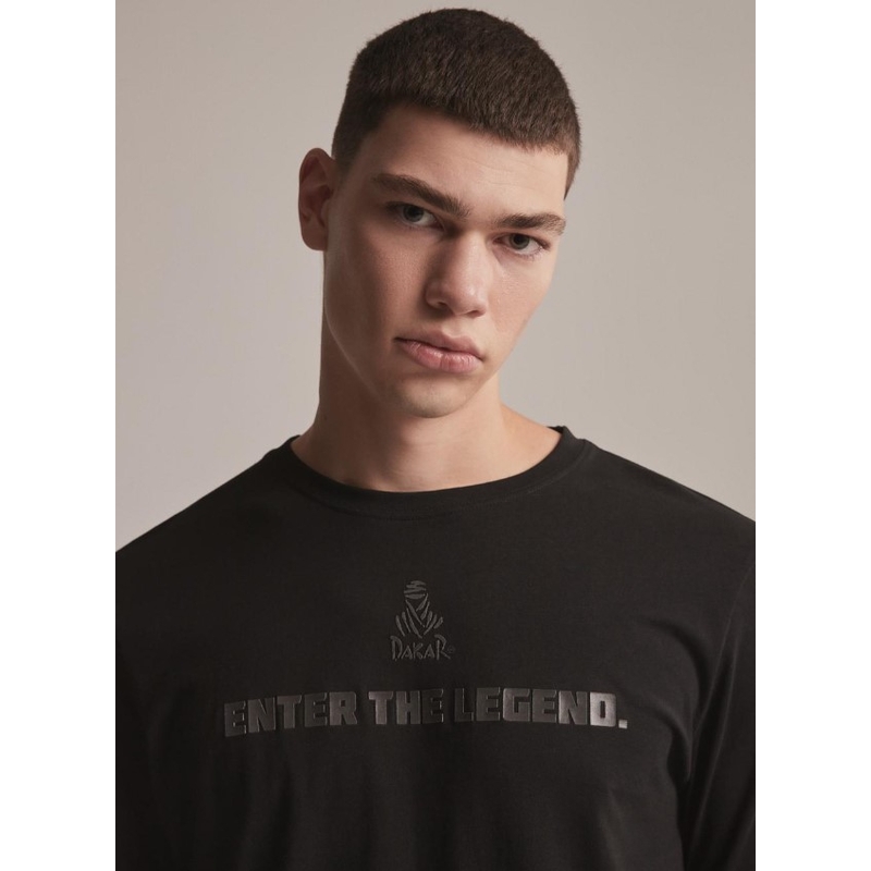Μακρυμάνικο T-shirt DAKAR DKR LG REF μαύρο
